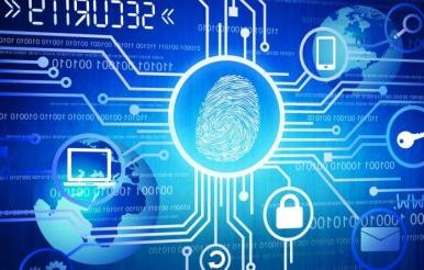 Cybersecurity Fingerprint Stock